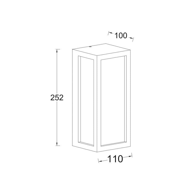Світильник фасадний VASTI E27 12 Вт IP54 Графіт (OS-VASE27G-30) - фото 2 Світильник фасадний VASTI E27 12 Вт IP54 Графіт (OS-VASE27G-30) - фото 2