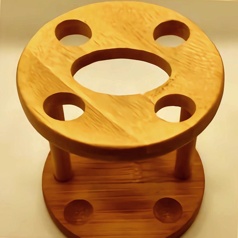 Органайзер для зубных щеток из дерева Фидек Карри (ОЗП-003503)