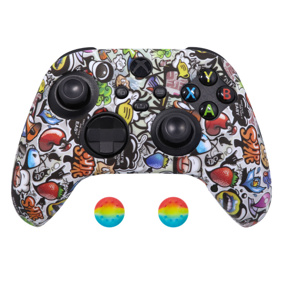 Чехол силиконовый для геймпада Xbox Series X/S Graffiti Чехол силиконовый для геймпада Xbox Series X/S Graffiti