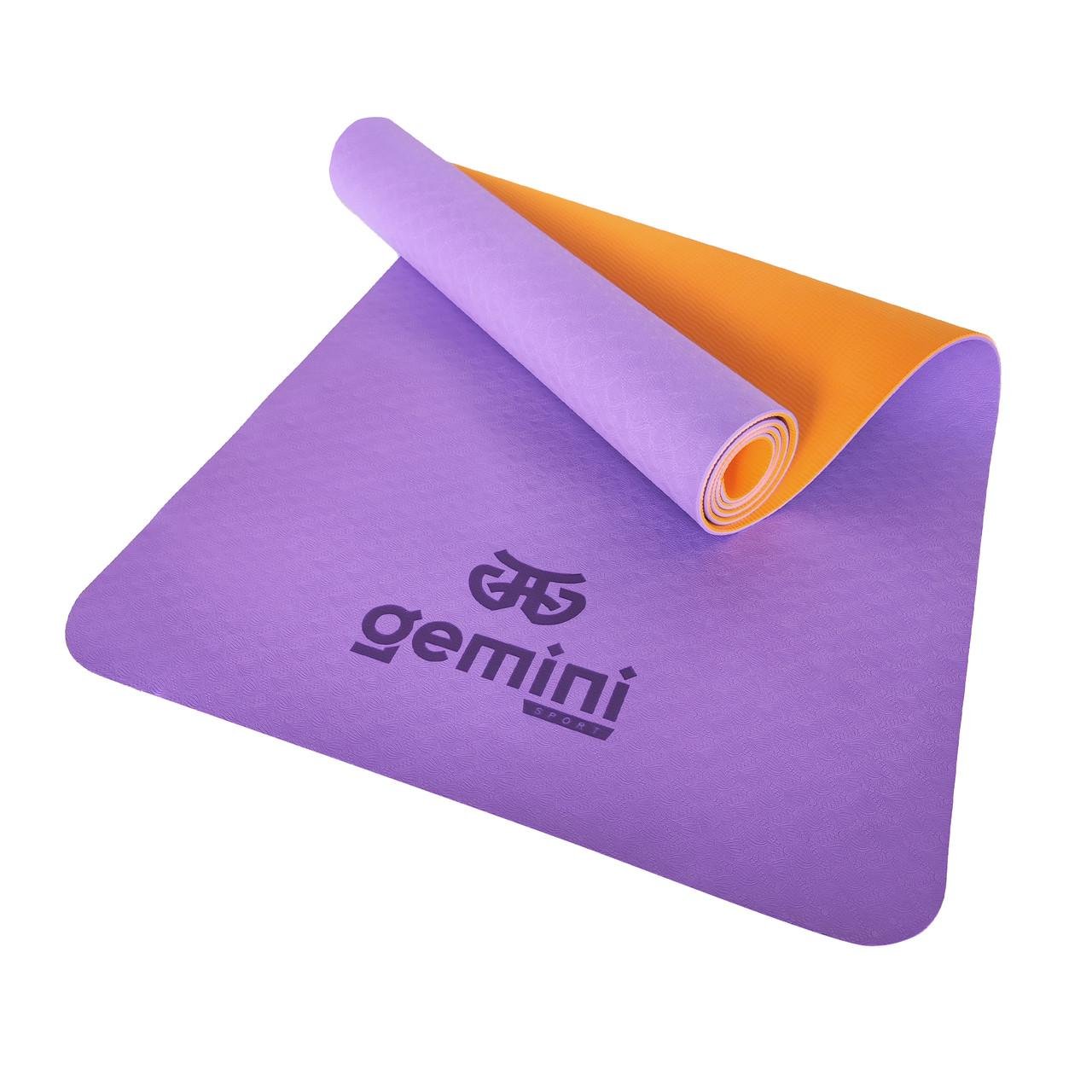 Коврик для фитнеса и йоги Gemini Pro GE-6PURO TPE/TC 6 мм (14729326)