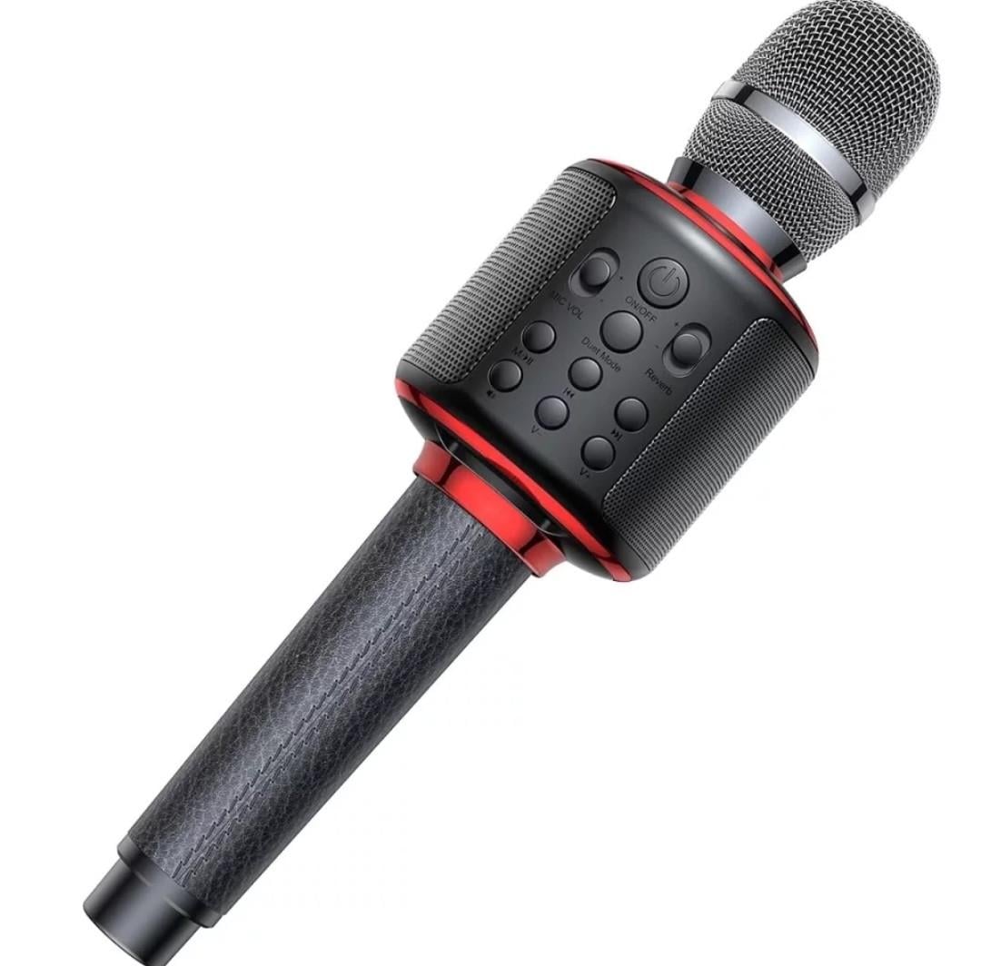 Мікрофон-караоке GOODааа Y11S з Bluetooth і об'ємним 3D звуком Чорний (000214)