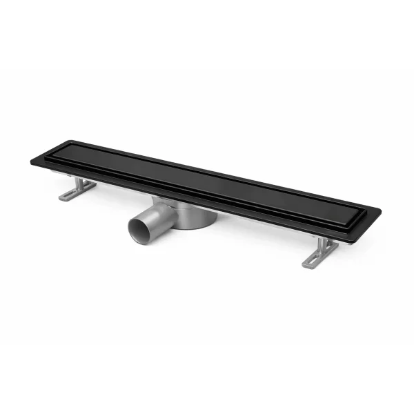 Душевой канал PL 5301 BLACK с бортом 40 см