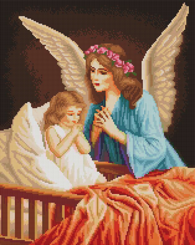 Алмазная мозаика на подрамнике Brushme Окрыленная молитвой 40x50 см (DBS1094)