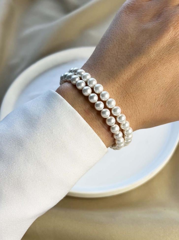 Браслет багаторядний з перламутру (5391) Браслет багаторядний з перламутру (5391)