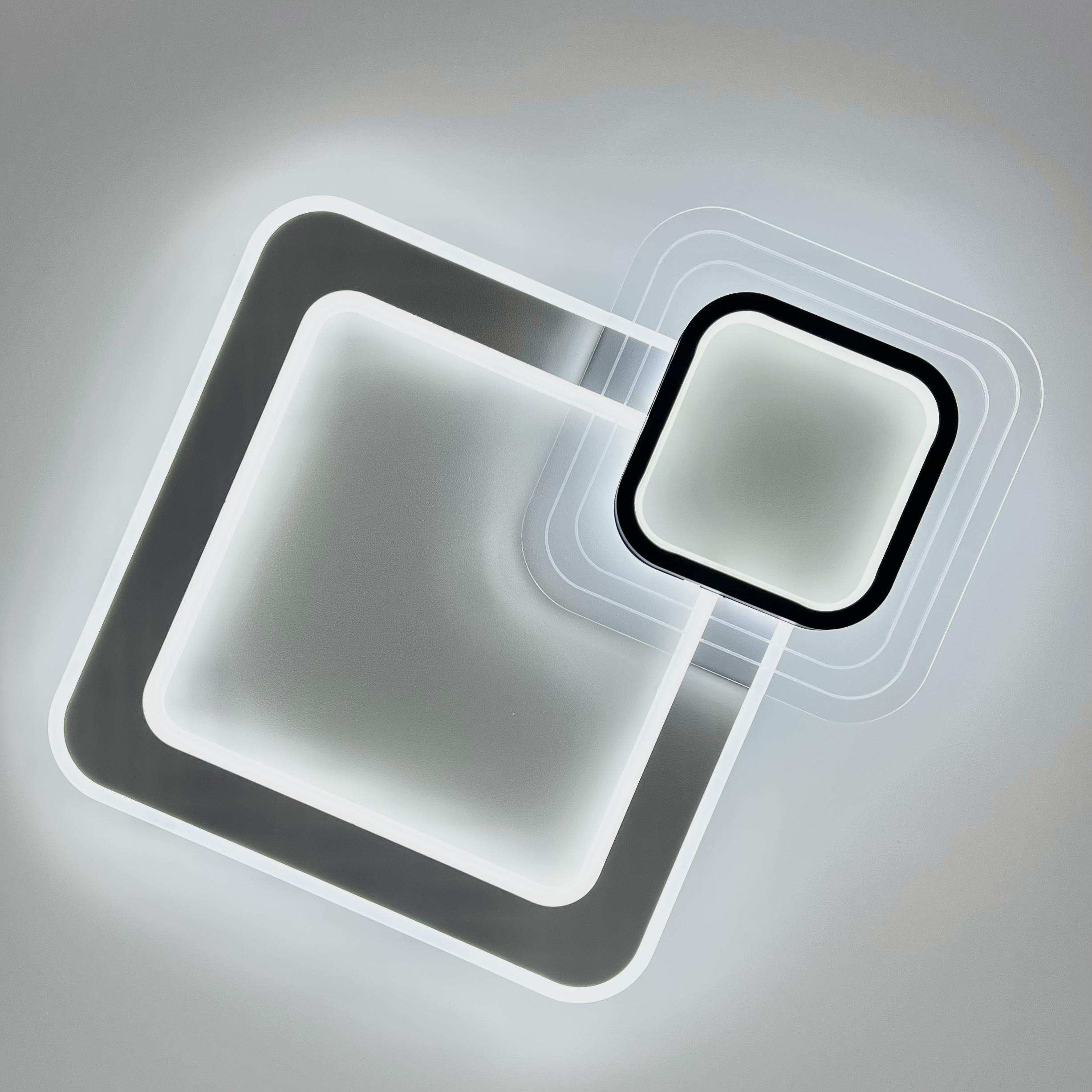 Люстра светодиодная потолочная Mervin 75 WS on/off 220 V IP20 White/Black - фото 4