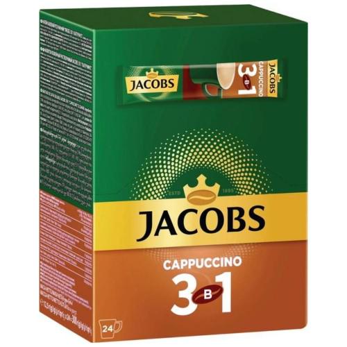 Напиток кофейный растворимый 3в1 Cappuccino Jacobs 24 шт