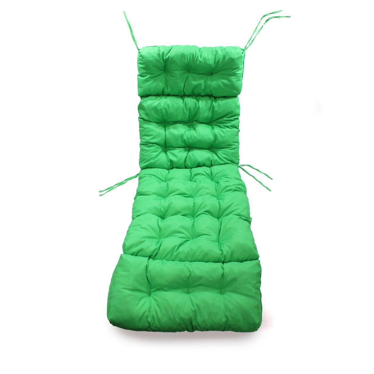 Матрас для шезлонга МИ0006 190х60х10 см Зеленый (161900) - фото 2 Матрас для шезлонга МИ0006 190х60х10 см Зеленый (161900) - фото 2