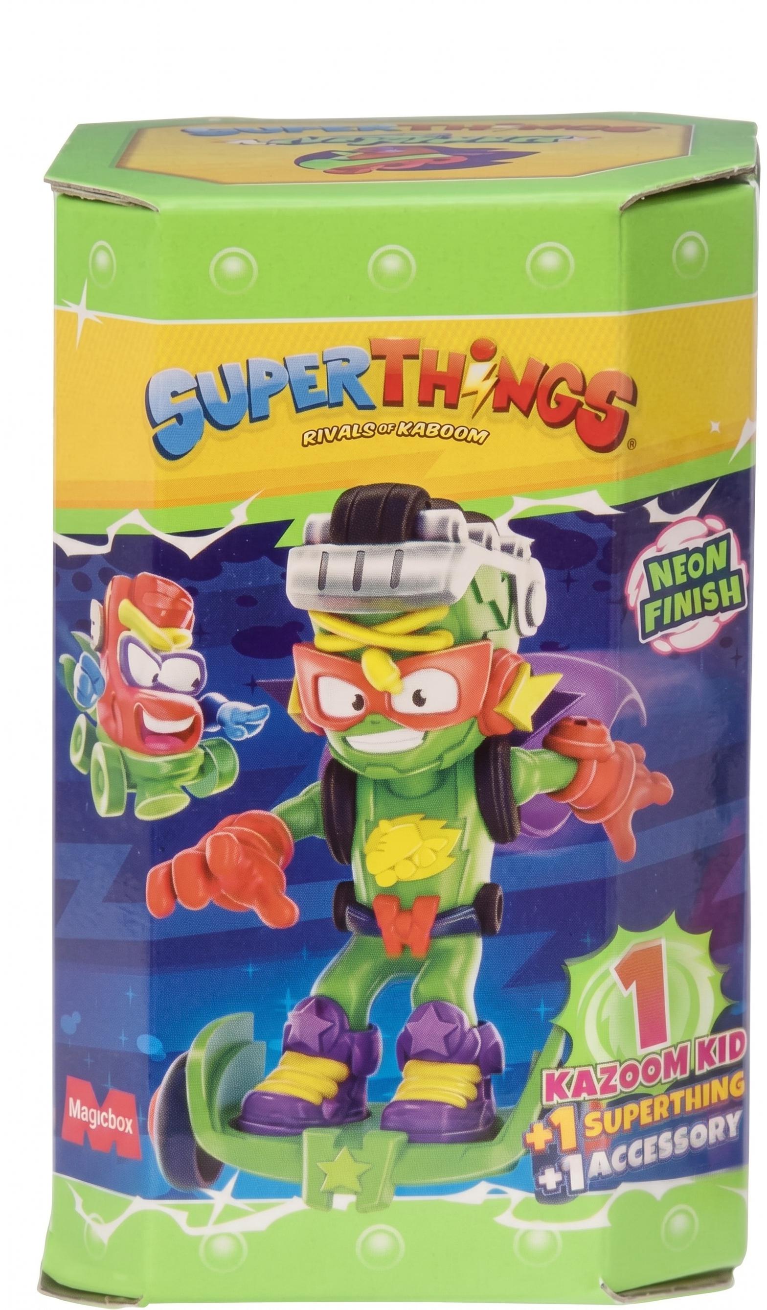 Игровой набор SuperThings Neon Power Казум-кид Зеленый (IG-173-N-786)