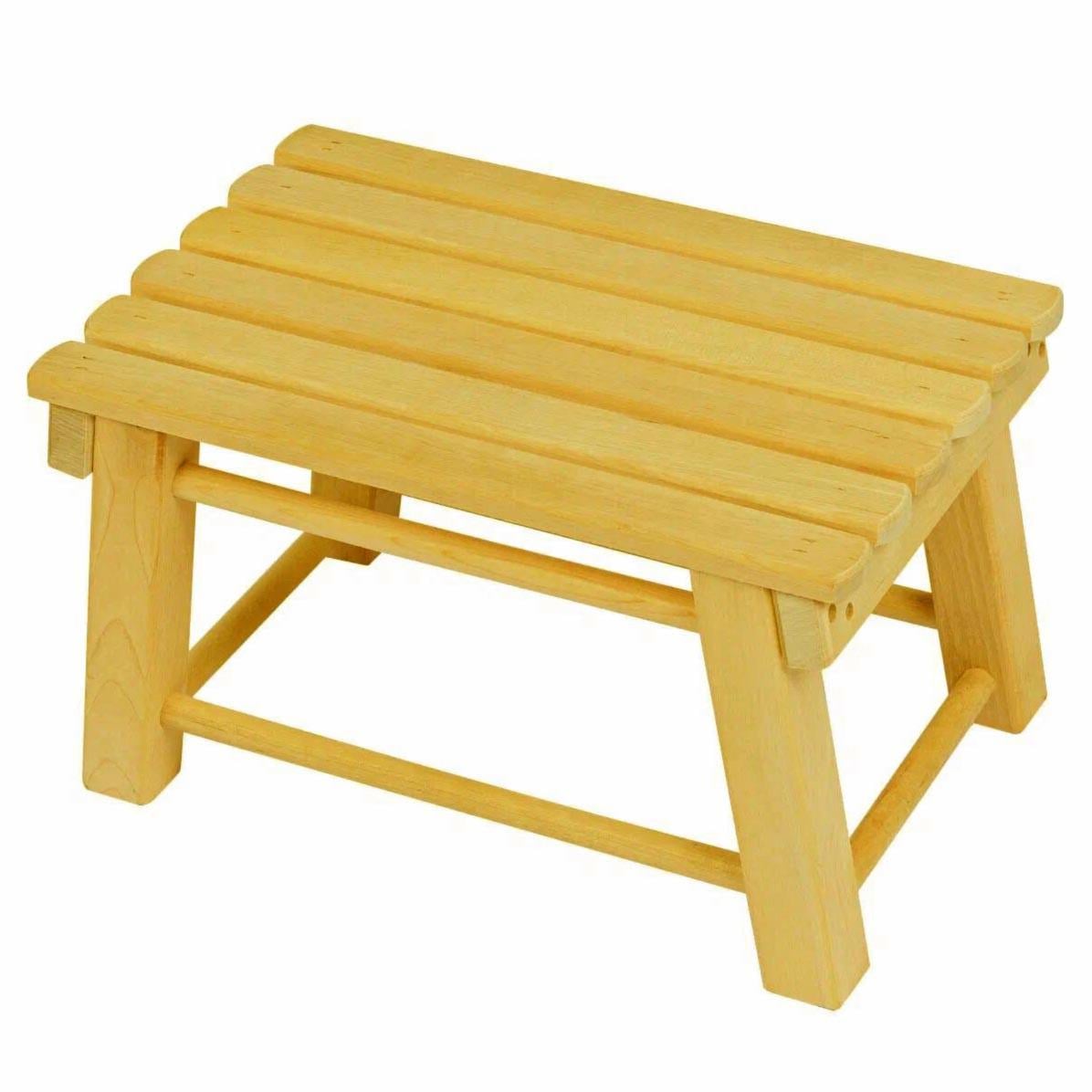 Табурет для ванной из дерева Бойлес Карри (ТВН-001103)