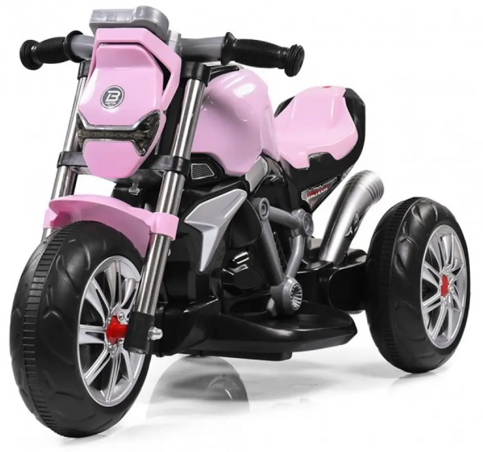 Детский электромотоцикл Bambi M-3639 Розовый (42300144)