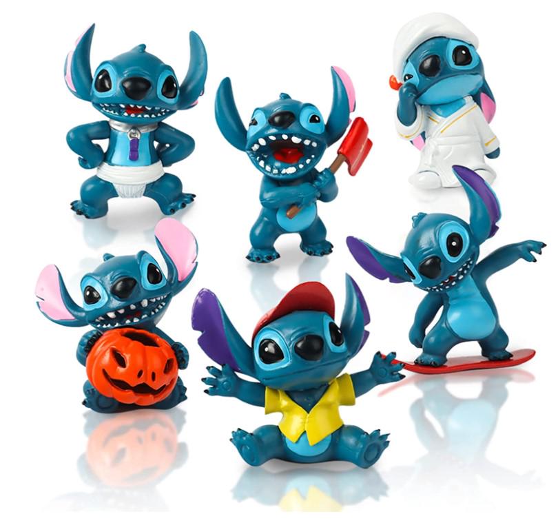 Фигурки Lilo and Stitch 6 шт. 5-7,5 см