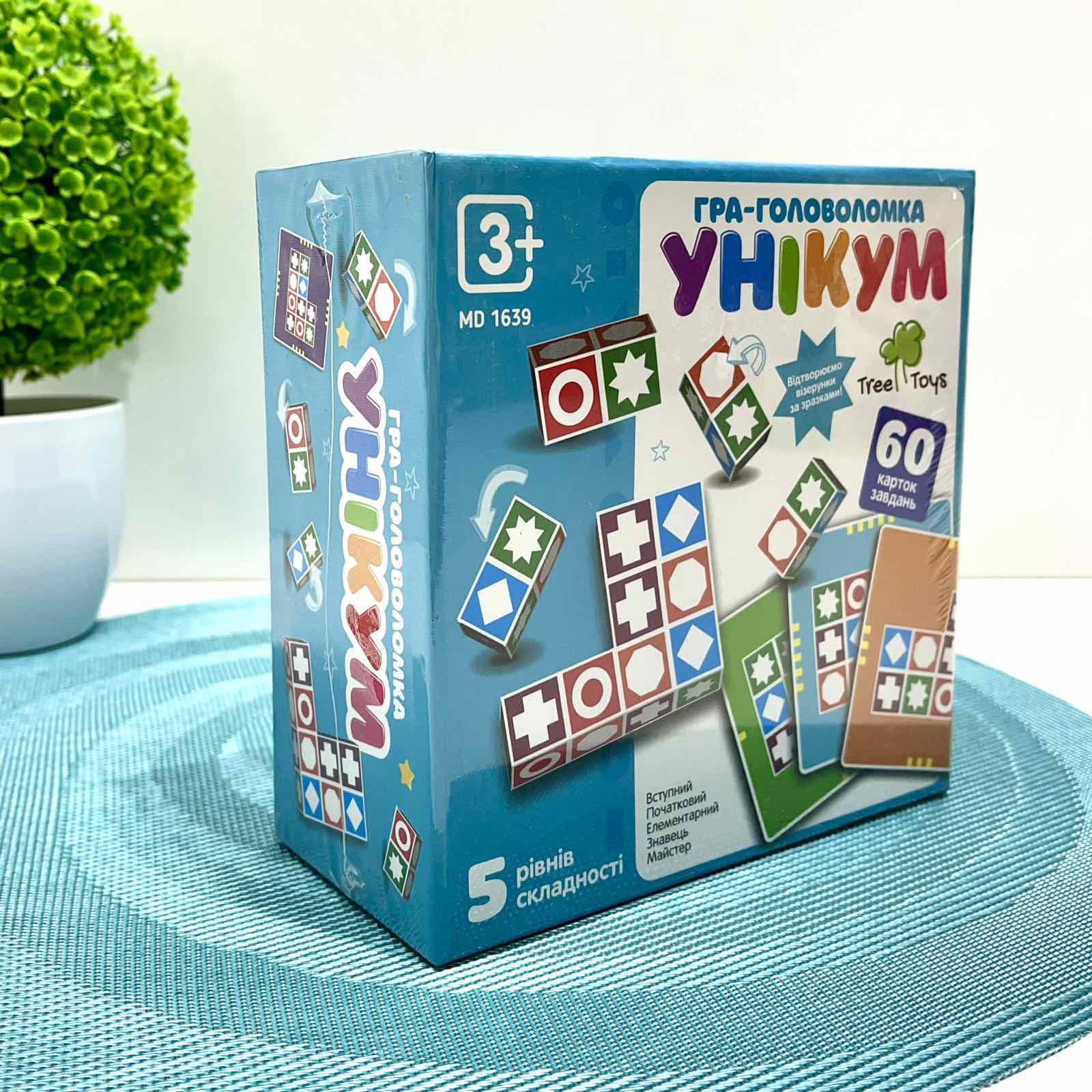 Дерев'яна іграшка TREE TOYS Унікум гра-головоломка (MD 1639) - фото 5