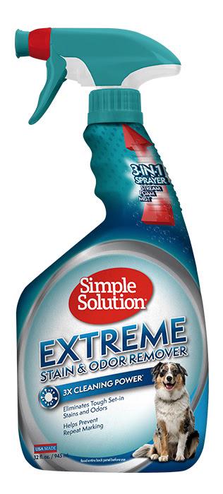 Засіб концентрований Simple Solution Extreme stain and odor remover з про-бактеріями ензимами для нейтралізації запахів та видалення стійких плям 945 мл (ss10137) - фото 1