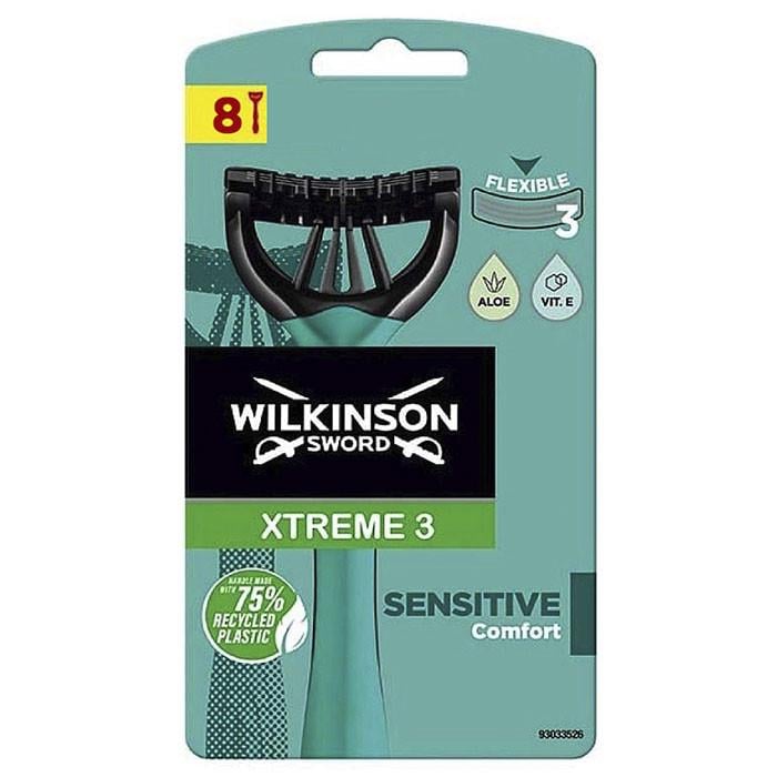Станки для бритья Wilkinson Xtreme-3 Sensitive 8 шт. (1709612515)
