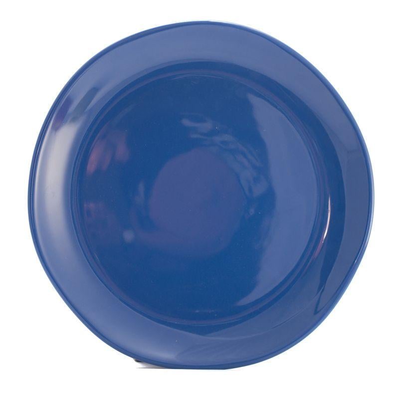 Блюдо Comtesse Milano Ritmo из керамики однотонное d 32 см Синий (43280) - фото 1 Блюдо Comtesse Milano Ritmo из керамики однотонное d 32 см Синий (43280) - фото 1