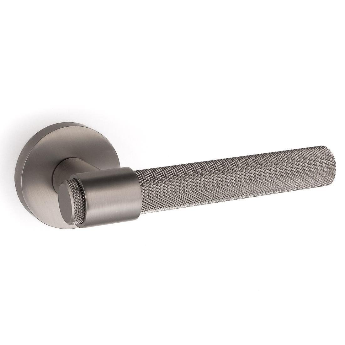 Ручка дверная на розетке Siba OLIMPIA Никель матовый (A75 0 24 24) - фото 1