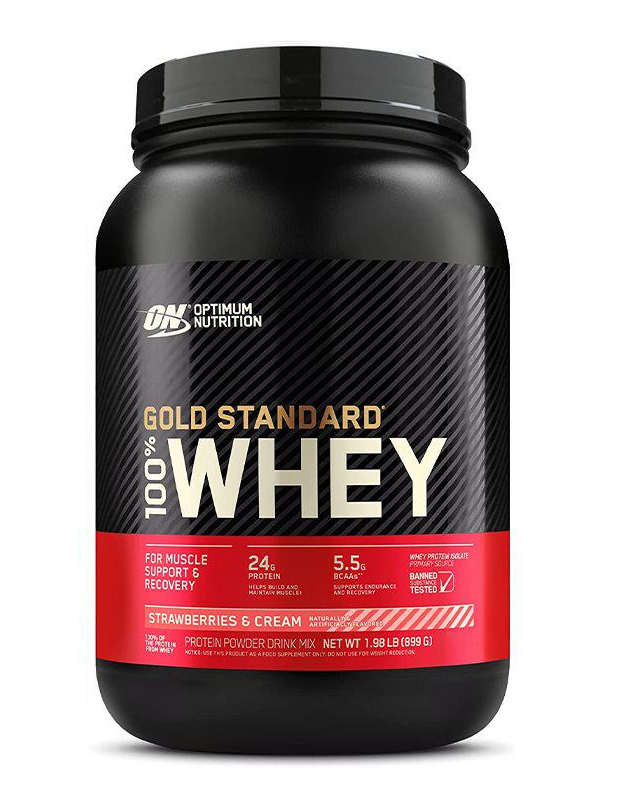 Протеин Optimum Gold Standard 100% Whey 899 г Клубника (8894V14031)