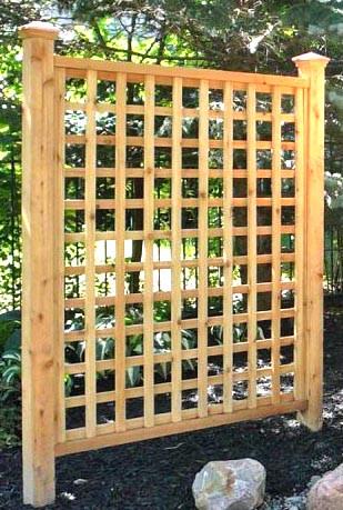 Шпалера садовая из дерева Кумба Ваниль (ШПЛ-000602)