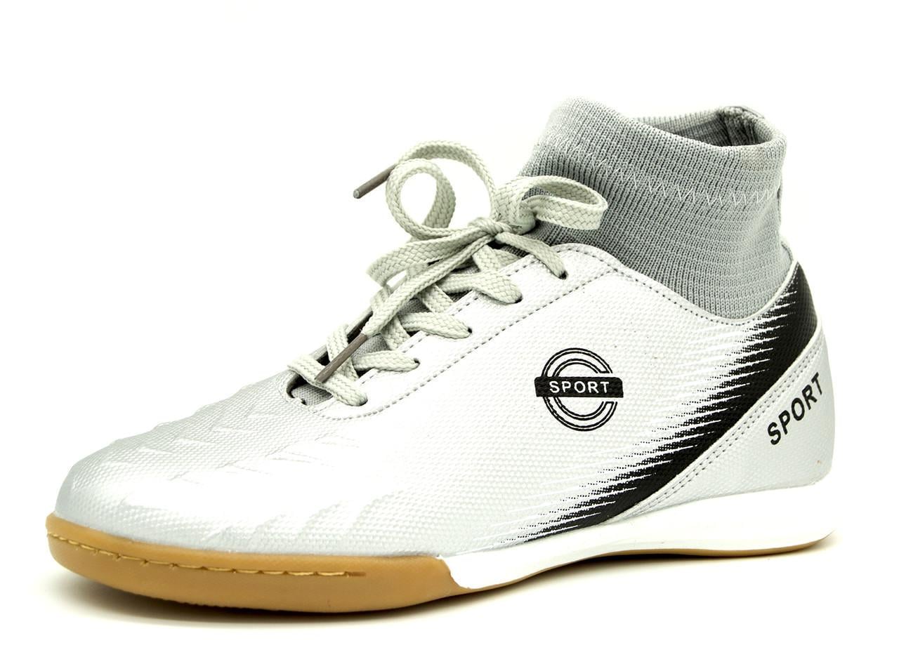 Футзалки для детей Alemy Kids 5101P р. 36 Серебристый (1492296774)