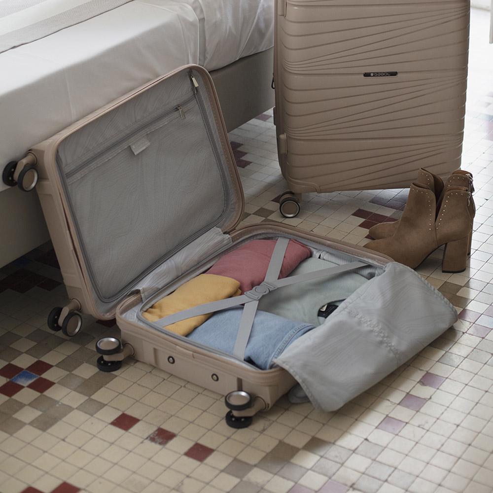 Чемодан Gabol Kiba L Beige (122047-006) - фото 14