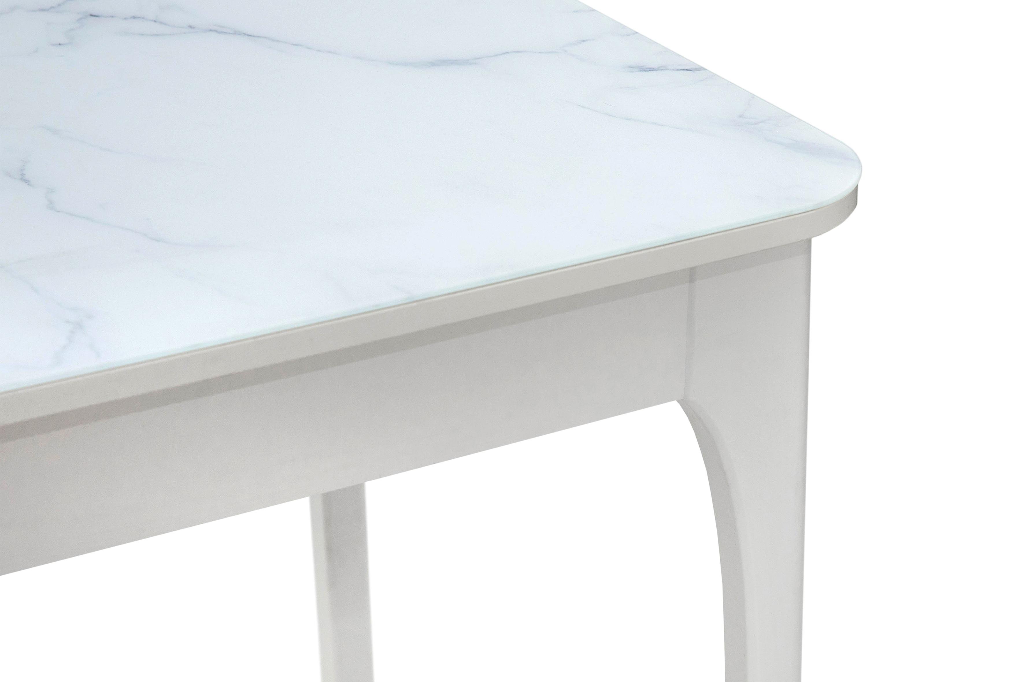 Стол-трансформер кухонный раскладной FIESTA Белый/Белый мрамор (FSTMW-11357) - фото 8 Стол-трансформер кухонный раскладной FIESTA Белый/Белый мрамор (FSTMW-11357) - фото 8