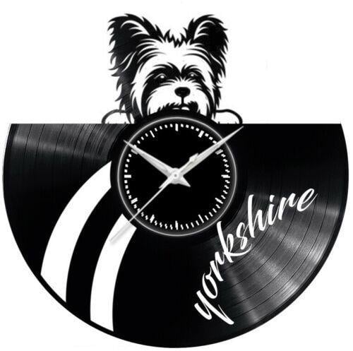 Часы настенные Йоркширский терьер из виниловой (2020)пластинки