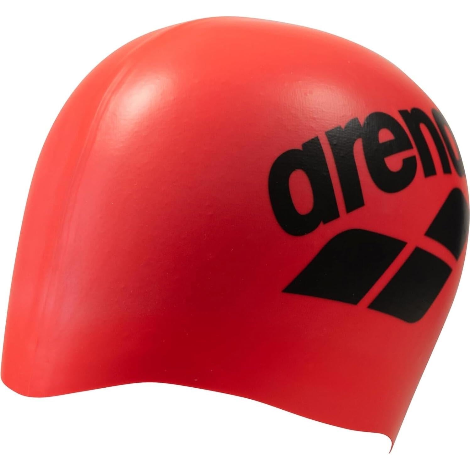 Шапочка для плавання Arena BIG LOGO CAP Помаранчево-чорний (009276-204)