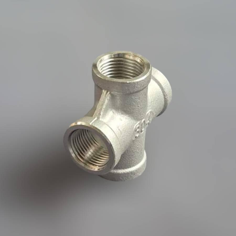 Крестовина DN10 ВР BSPP равнопроходная н/ж сталь AISI304 Class 150 3/8" (29203293) - фото 7 Крестовина DN10 ВР BSPP равнопроходная н/ж сталь AISI304 Class 150 3/8" (29203293) - фото 7