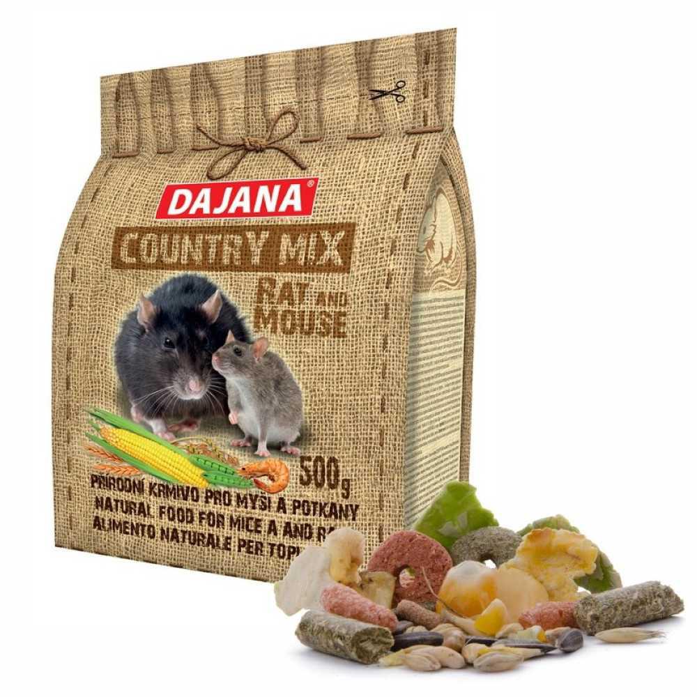 Корм для декоративних щурів, мишей Dajana Country mix 500 г Корм для декоративних щурів, мишей Dajana Country mix 500 г