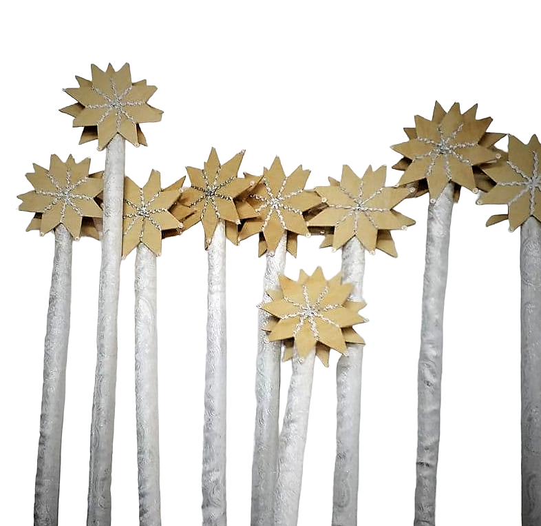 Посох деревянный ручной работы с Рождественской звездой - фото 3 Посох деревянный ручной работы с Рождественской звездой - фото 3