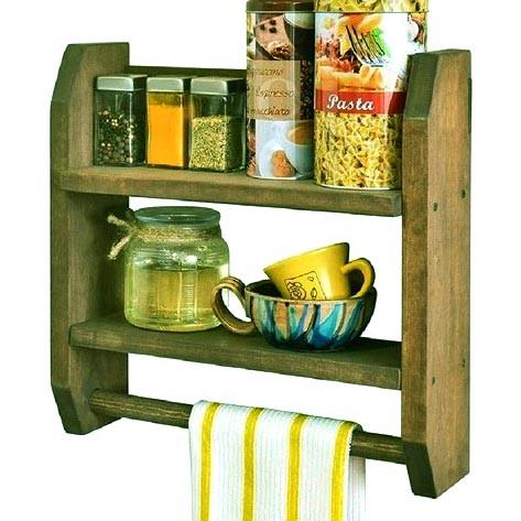 Полка настенная из дерева Монерия Мускат (ПНС/001307)