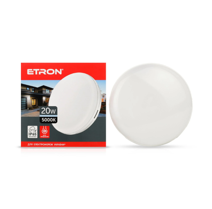 Светильник светодиодный ETRON Communal 1-ESP-506-C 20W 5000К круг