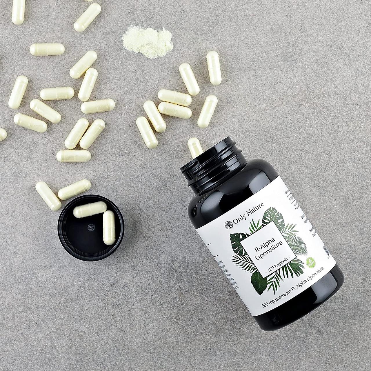 Витамины для иммунитета OnlyNature R Альфа-липоевая кислота 300 мг 120 капс. (50092330) - фото 5