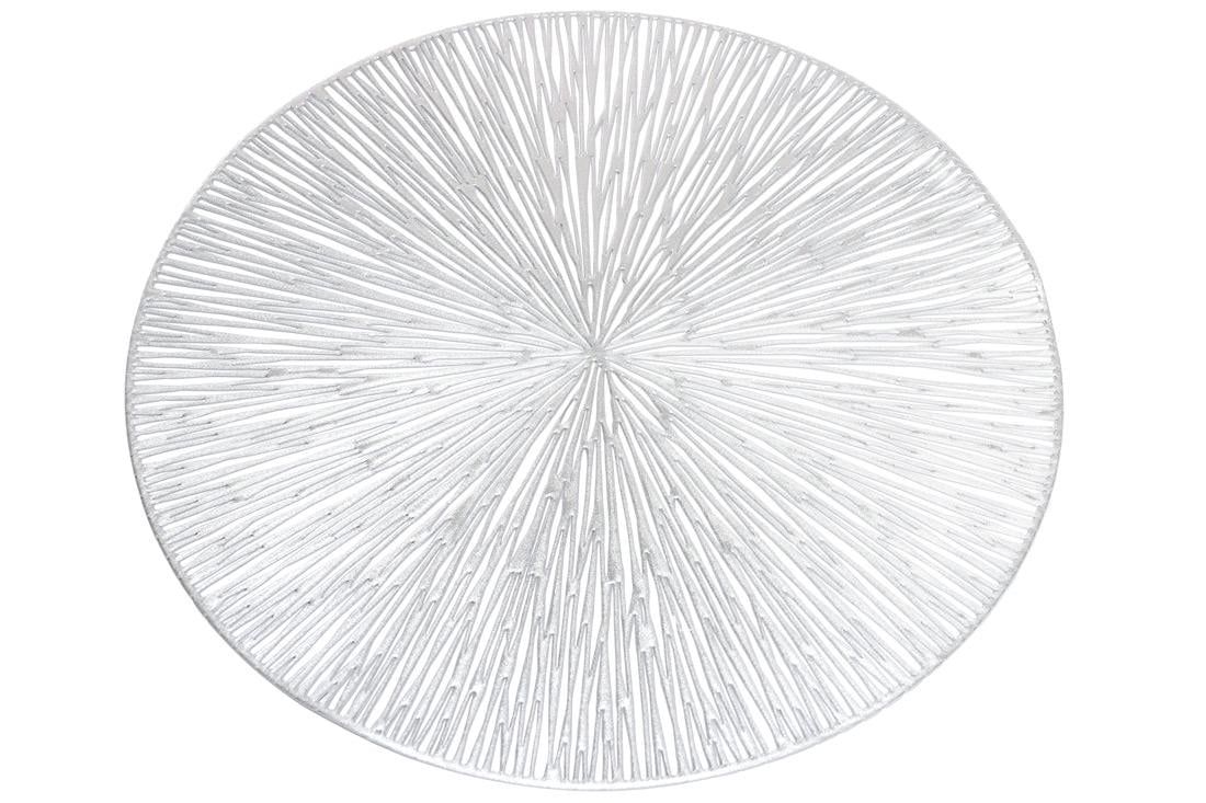 Коврик для сервировки лучи Cеребряный (444-123)