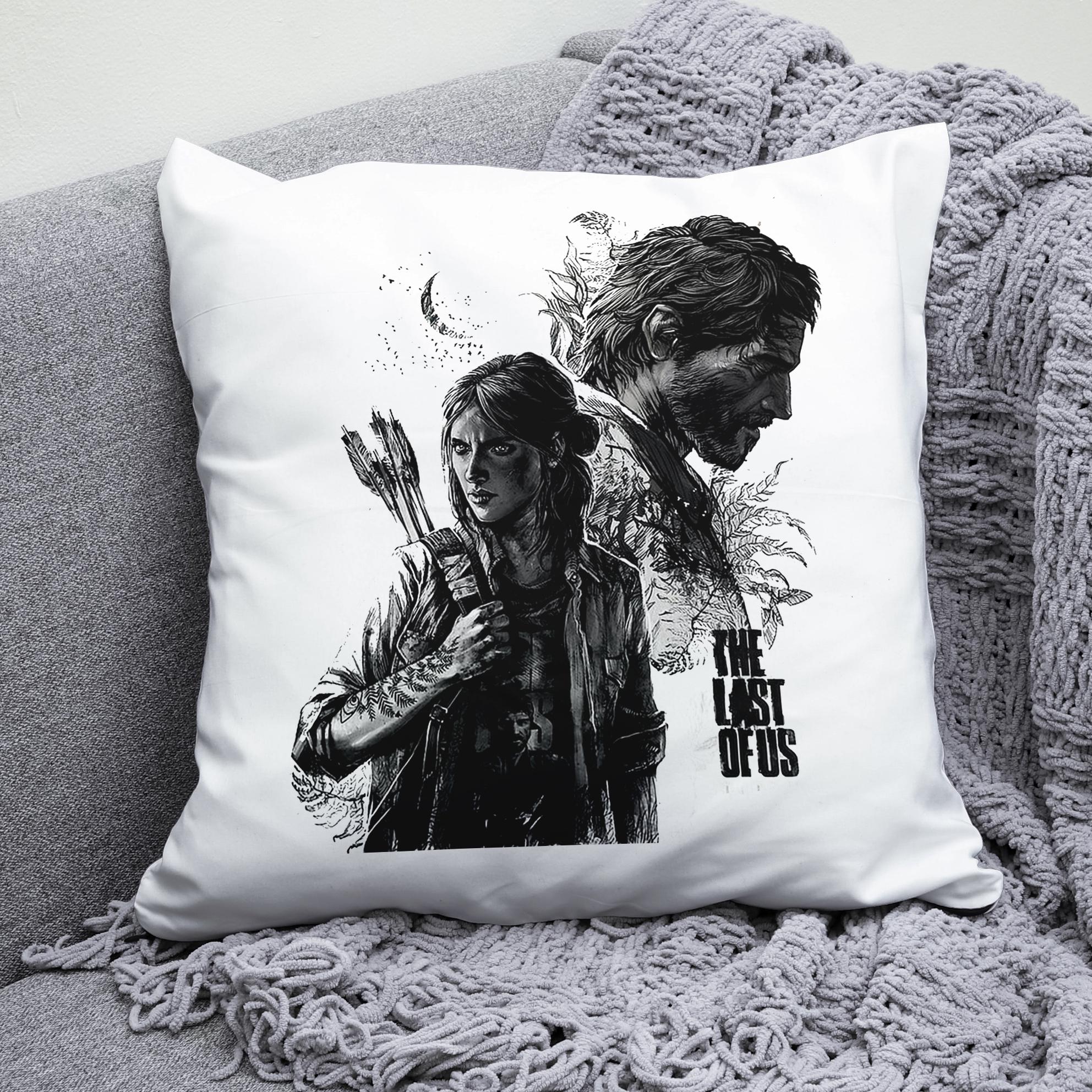 Плюшевая подушка квадрат с принтом игры The Last of Us "2