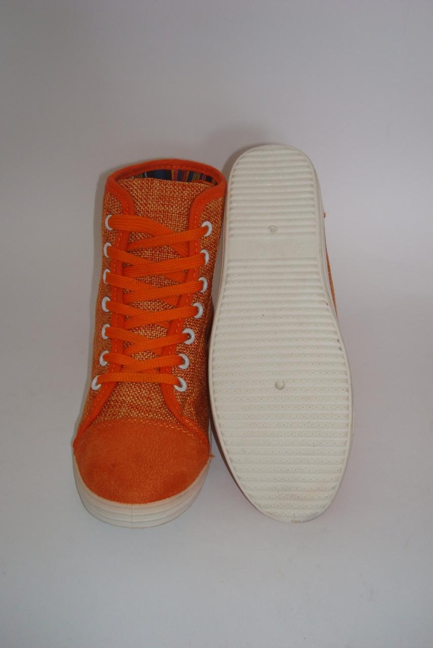 Кеди жіночі Sport р. 36 23 см Помараняевий - фото 5 Кеди жіночі Sport р. 36 23 см Помараняевий - фото 5