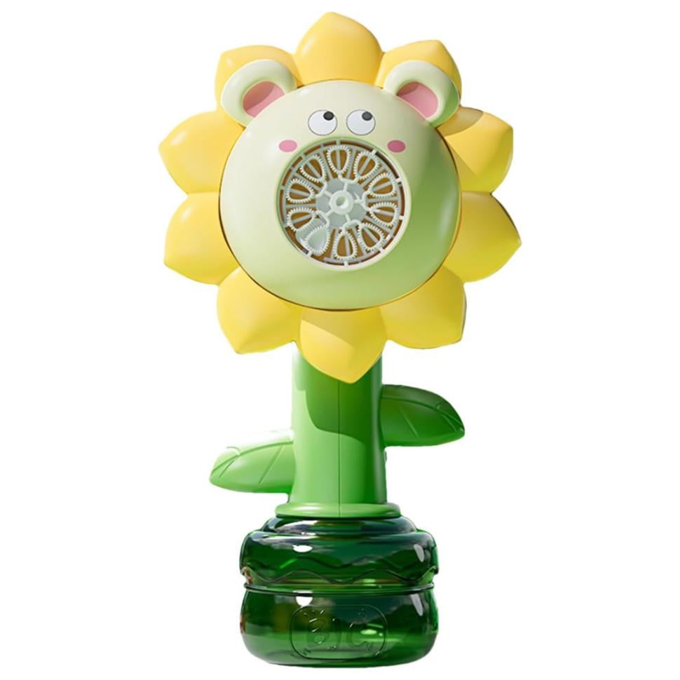 Мыльные пузыри Flower Bubble Machine со светом Желтый-зеленый (MB-350-B-60) Мыльные пузыри Flower Bubble Machine со светом Желтый-зеленый (MB-350-B-60)