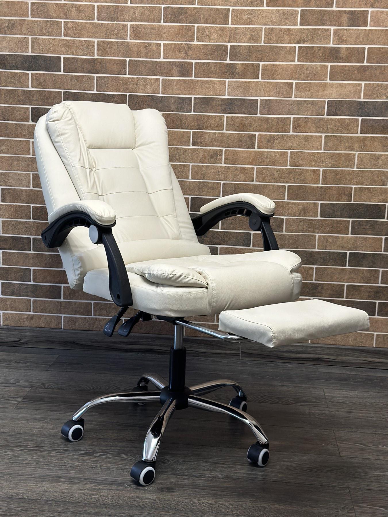 Крісло офісне BOSS KO22K Бежевий - фото 13