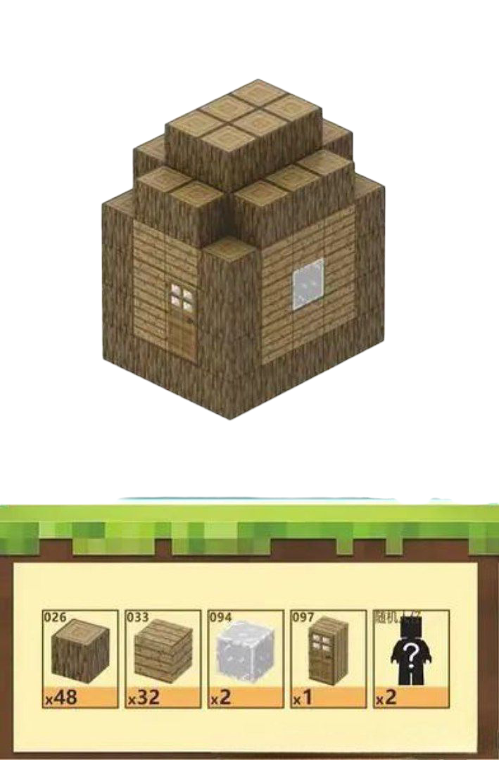 Конструктор дитячий магнітний Minecraft Новий будинок 84 будівельних блоків і 2 фігурки (2671061654) - фото 2 Конструктор дитячий магнітний Minecraft Новий будинок 84 будівельних блоків і 2 фігурки (2671061654) - фото 2