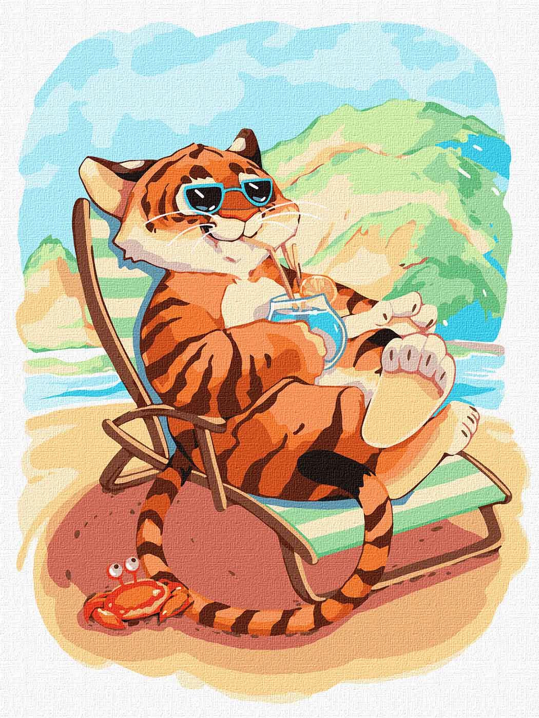 Картина по номерам Идейка Замечательный отдых 30x40 см (KHO4243)