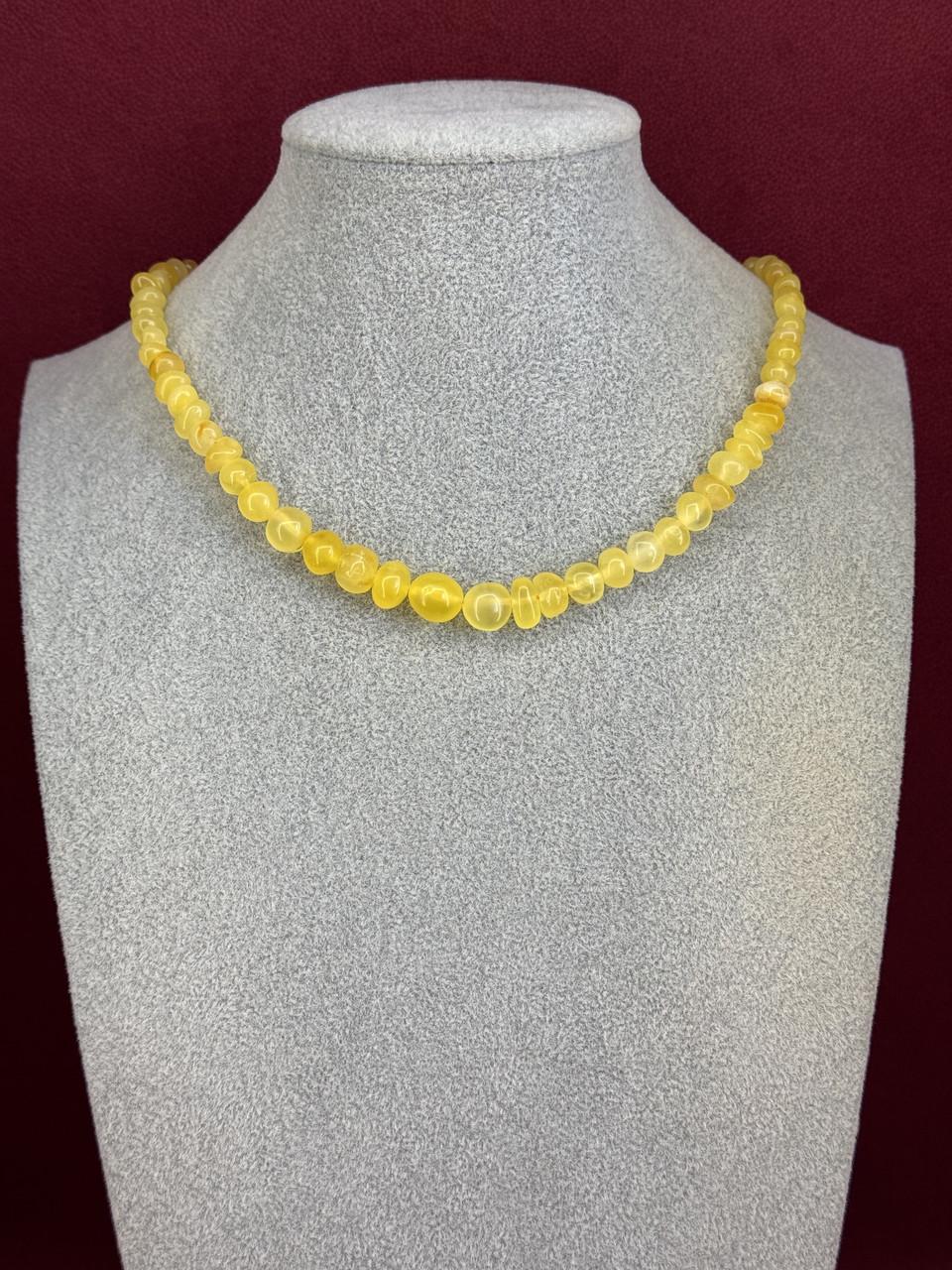 Бусы из янтаря лечебные 43 см (н-809)