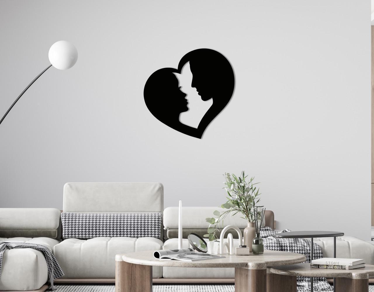 Декоративное панно на стену Upwood Decor This Is Love 50х50 см Black (1522507999)