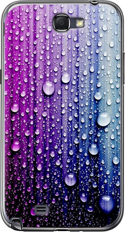 Чехол на Samsung Galaxy Note 2 N7100 Капли воды (3351t-17-42517)