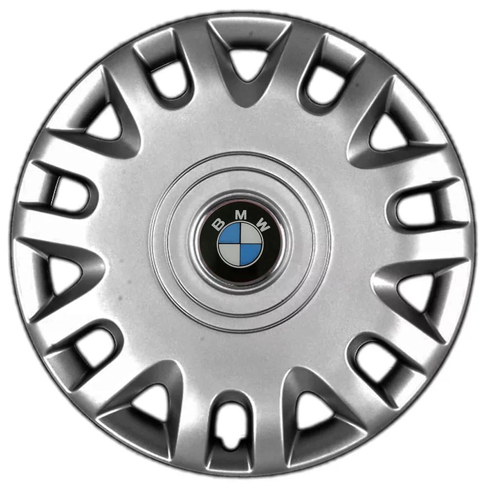 Ковпаки SJS 333 з логотипом BMW R15 4 шт. Срібний (2654558711)