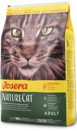 Корм беззерновий Josera NatureCat для дорослих котів з м’ясом птиці та лосося 10 кг (50005511)