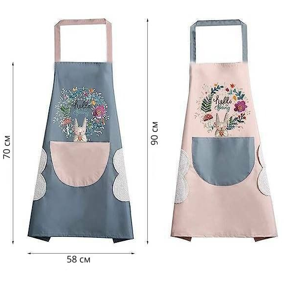 Фартук кухонный Синий (Y00464-2) - фото 5