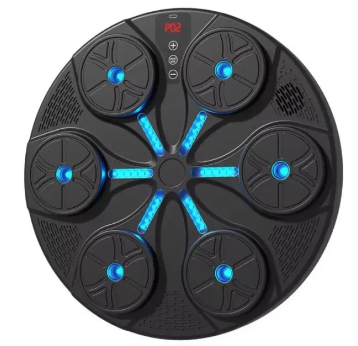 Боксерська мішень настінна з підсвічуванням музикою блютуз та рукавичками для ударів 37 см (Е500240) Боксерська мішень настінна з підсвічуванням музикою блютуз та рукавичками для ударів 37 см (Е500240)