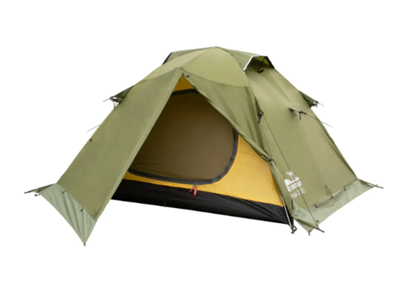 Намет Tramp UTRT-026 Peak 3 v2 тримісний 360х220х120 см 8000/10000 мм Зелений (UTRT-026)