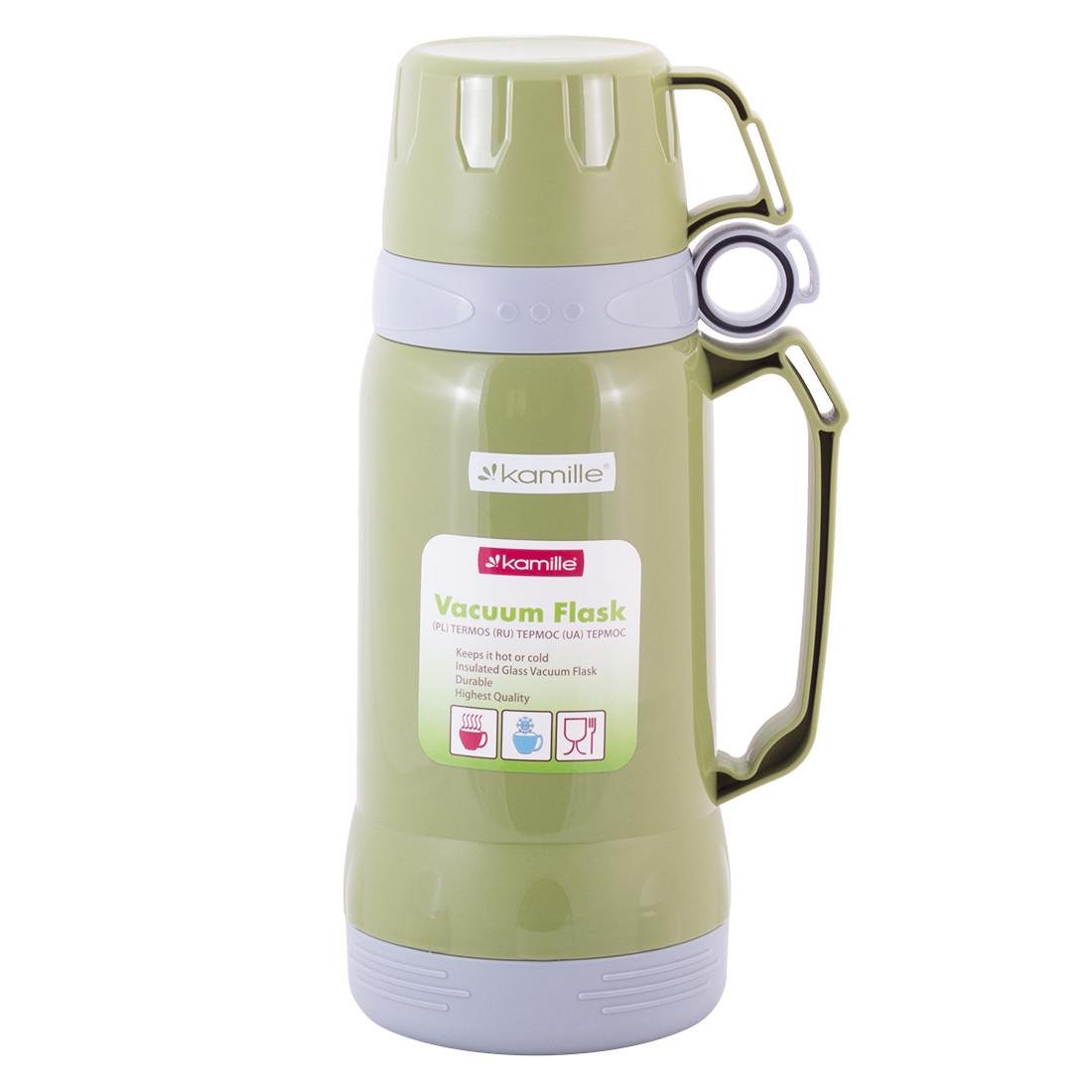 Термос Kamille KM-2023-GR (1 л) зелений