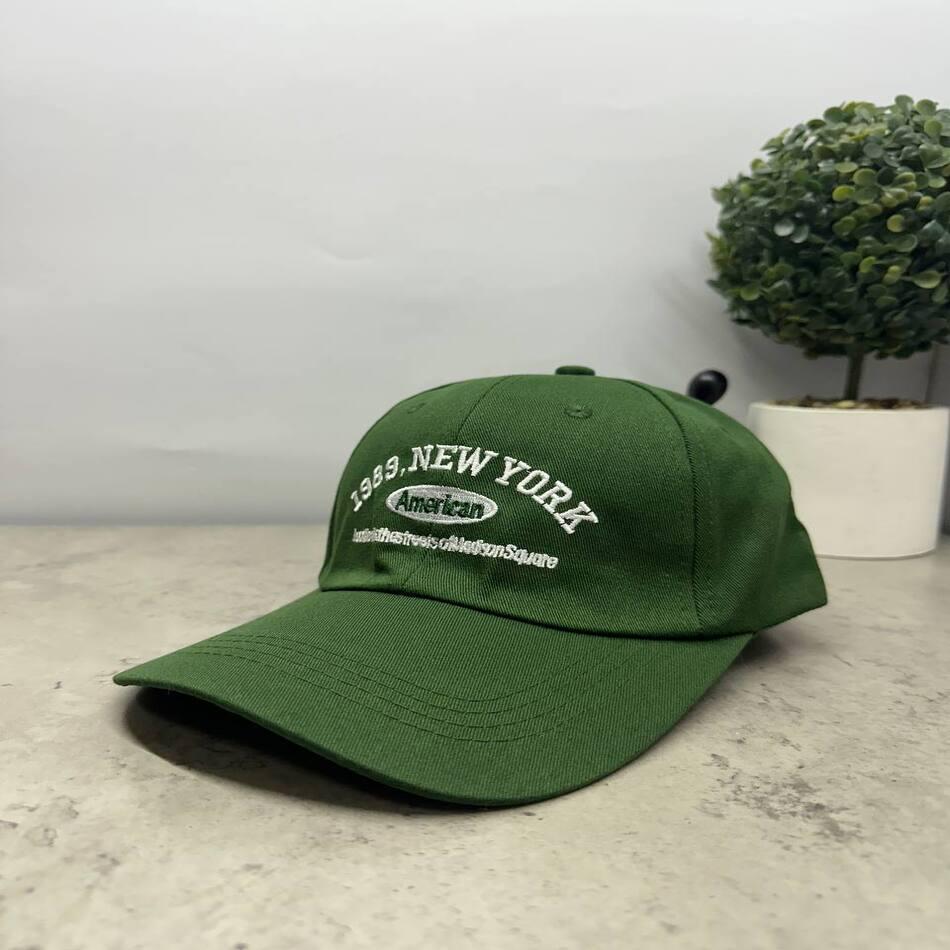 Кепка-бейсболка літня New York OS Зелений (00203) - фото 1 Кепка-бейсболка літня New York OS Зелений (00203) - фото 1